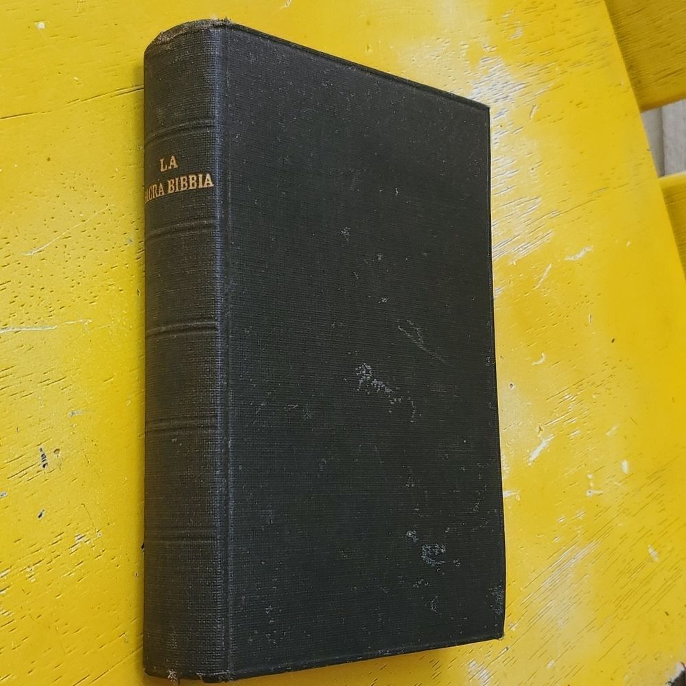 Vintage 1955 La Sacra Bibbia Italian Bible New Testament